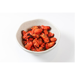 Мидии в гранатовом соусе