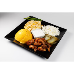 Мамалыга + свиная токана